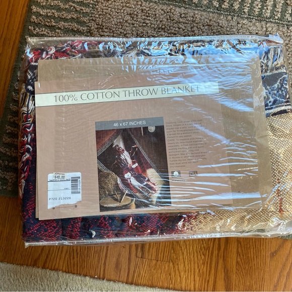 Vintage Christmas Little Drummer Boy Cotton Throw Blanket - Picture 9 of 9